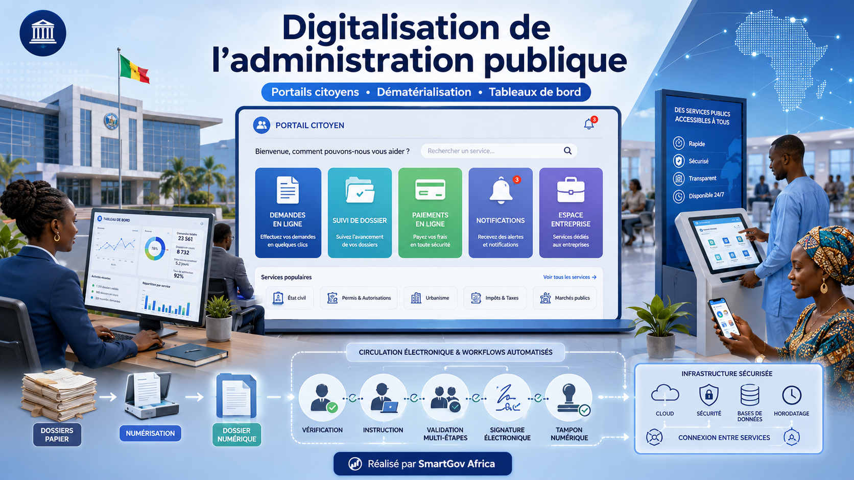 Digitalisation de l'administration publique — SmartGov Africa